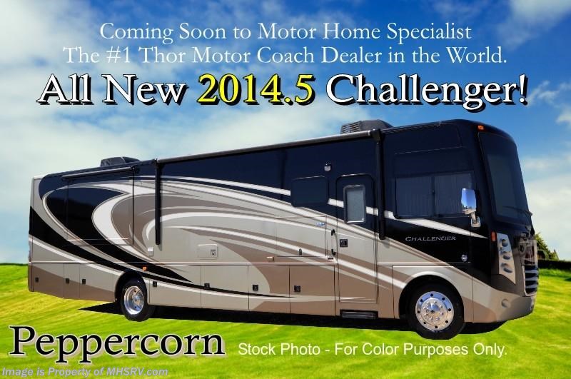 New 2014 Thor Motor Coach Challenger 37GT 2014.5 Model W/40" TV, 3 Slides, Res Fridge available in Alvarado, Texas