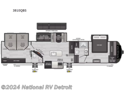 New 2025 Keystone Sprinter 3810QBS available in Belleville, Michigan