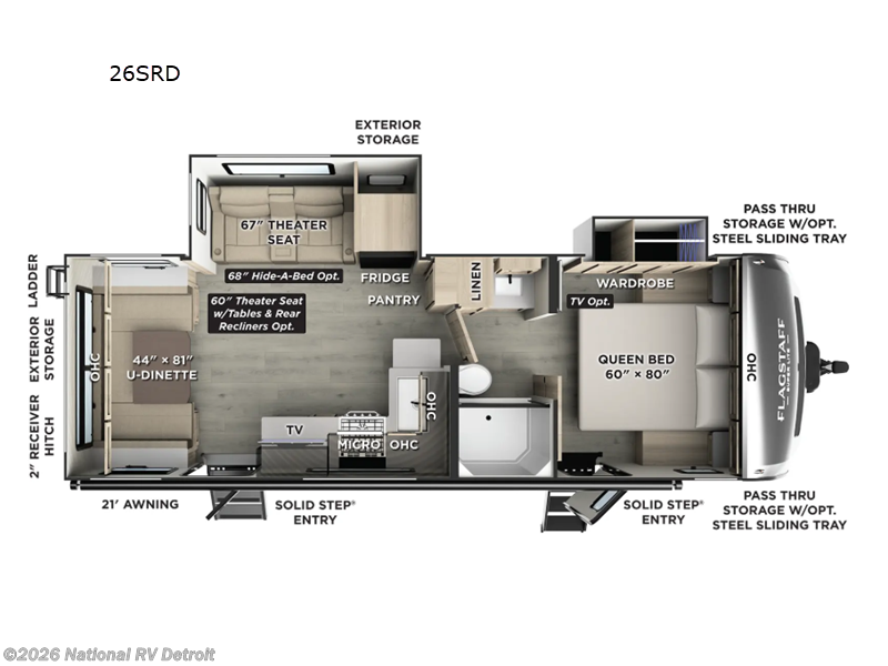 New 2026 Forest River Flagstaff Super Lite 26SRD available in Belleville, Michigan