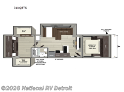 New 2026 Forest River Salem 31KQBTS available in Belleville, Michigan