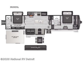 New 2026 Keystone Sprinter 3920DSL available in Belleville, Michigan