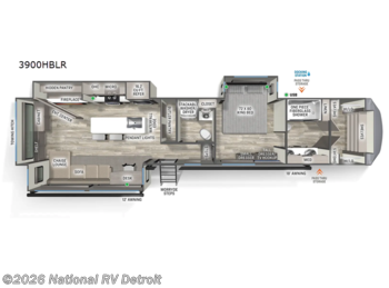 New 2026 Forest River Sandpiper 3900HBLR available in Belleville, Michigan
