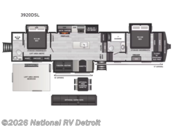 New 2026 Keystone Sprinter 3920DSL available in Belleville, Michigan