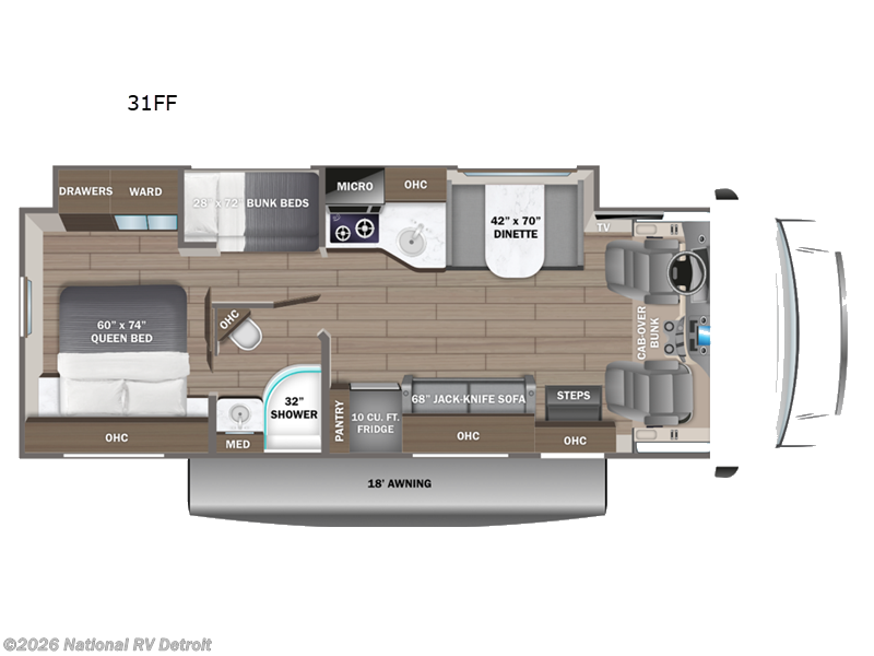 New 2027 Jayco Redhawk SE 31FF available in Belleville, Michigan