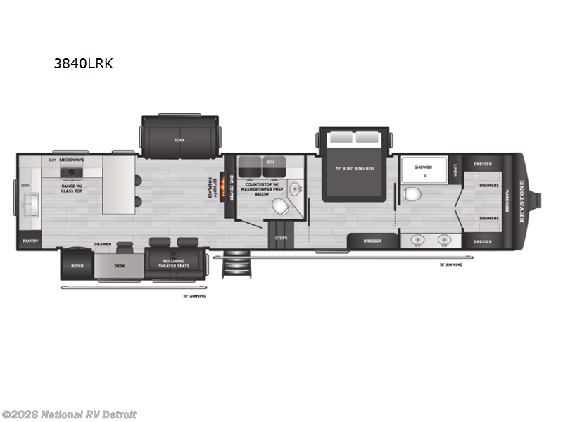 New 2026 Keystone Sprinter 3840LRK available in Belleville, Michigan