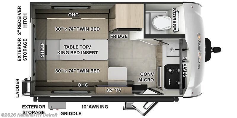 New 2025 Forest River Flagstaff E-Pro E15TB available in Belleville, Michigan