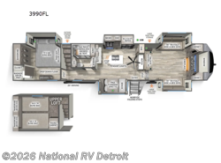 New 2025 Forest River Sandpiper 3990FL available in Belleville, Michigan