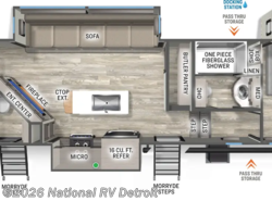 New 2026 Forest River Sandpiper 3844QUAD available in Belleville, Michigan