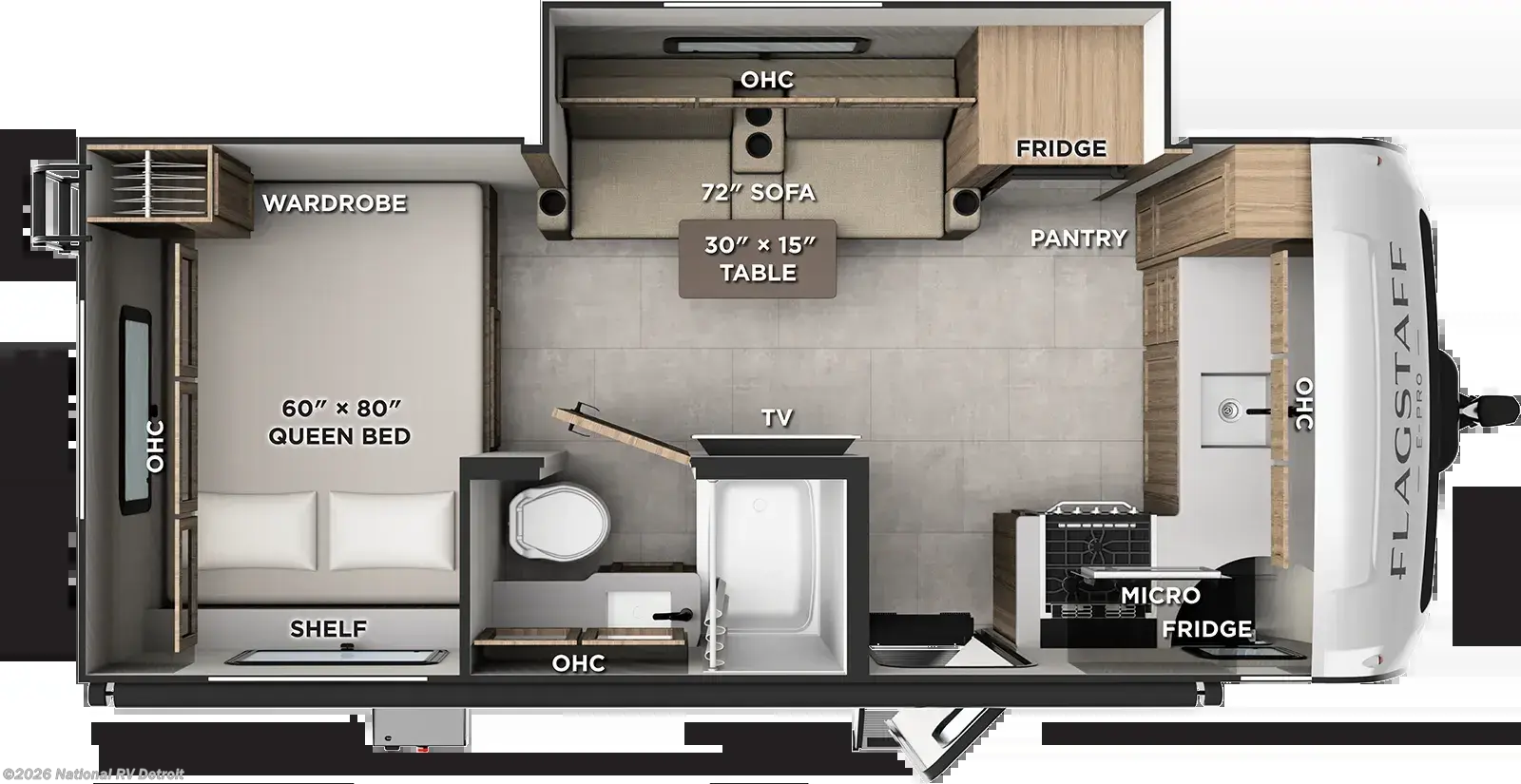 New 2027 Forest River Flagstaff E-Pro E201SFK available in Belleville, Michigan
