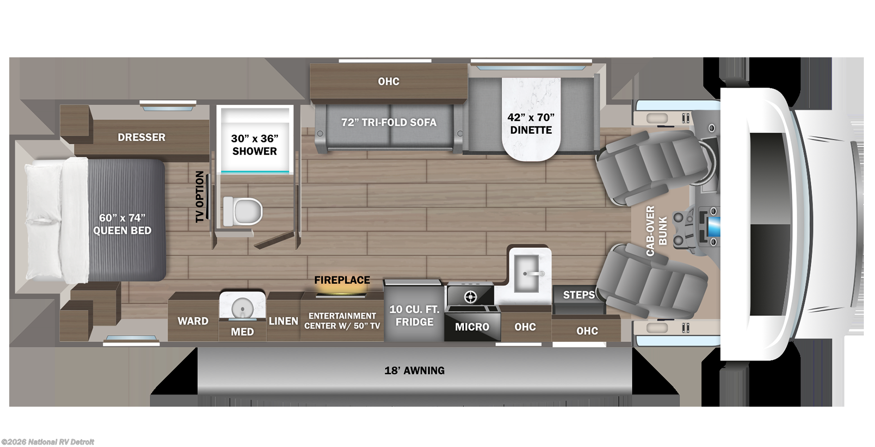 New 2027 Jayco Greyhawk 30Z available in Belleville, Michigan