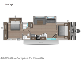 New 2024 Jayco Jay Flight 380DQS available in Louisville, Tennessee