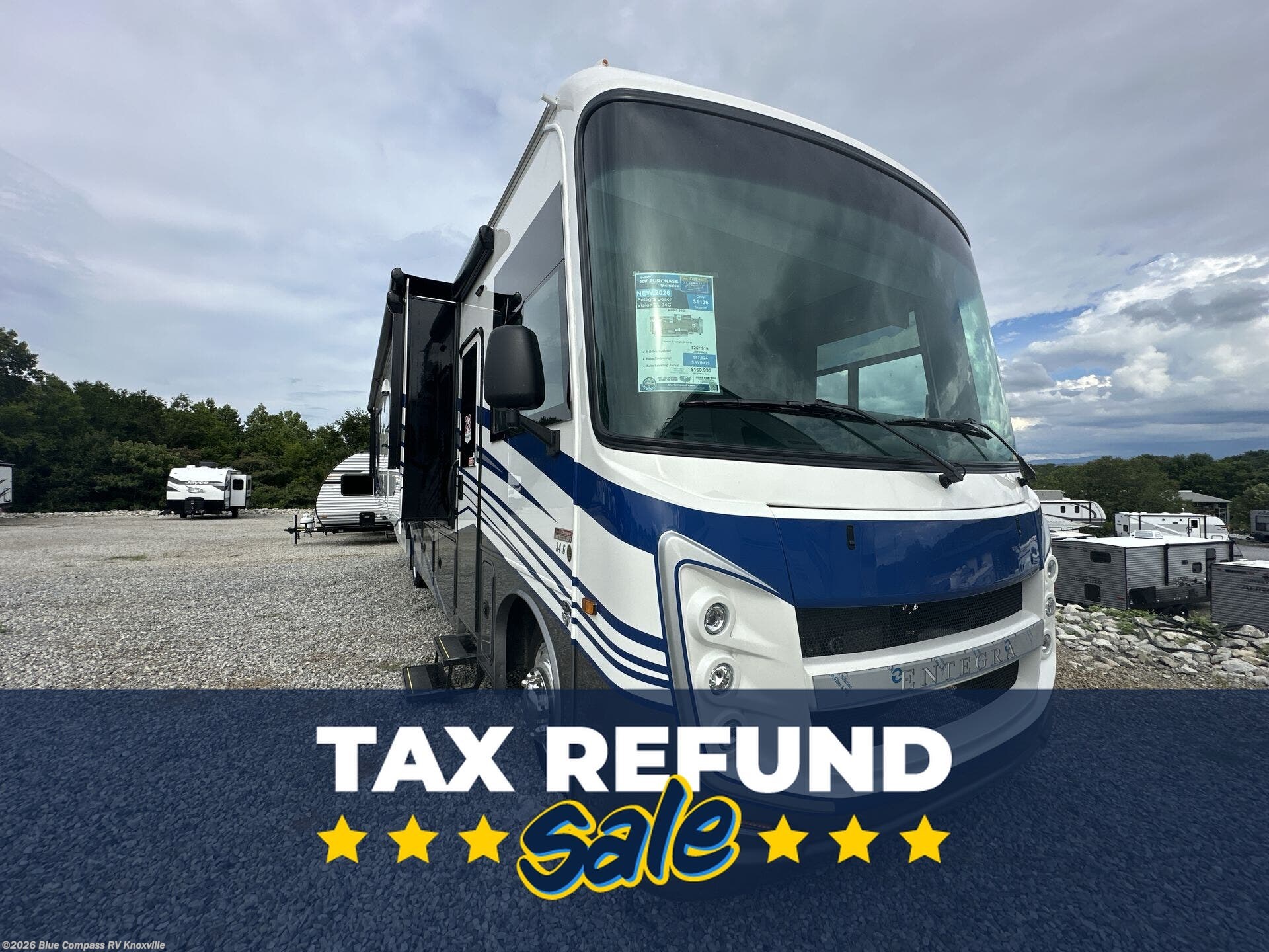 New 2026 Entegra Coach Vision XL 34G available in Louisville, Tennessee