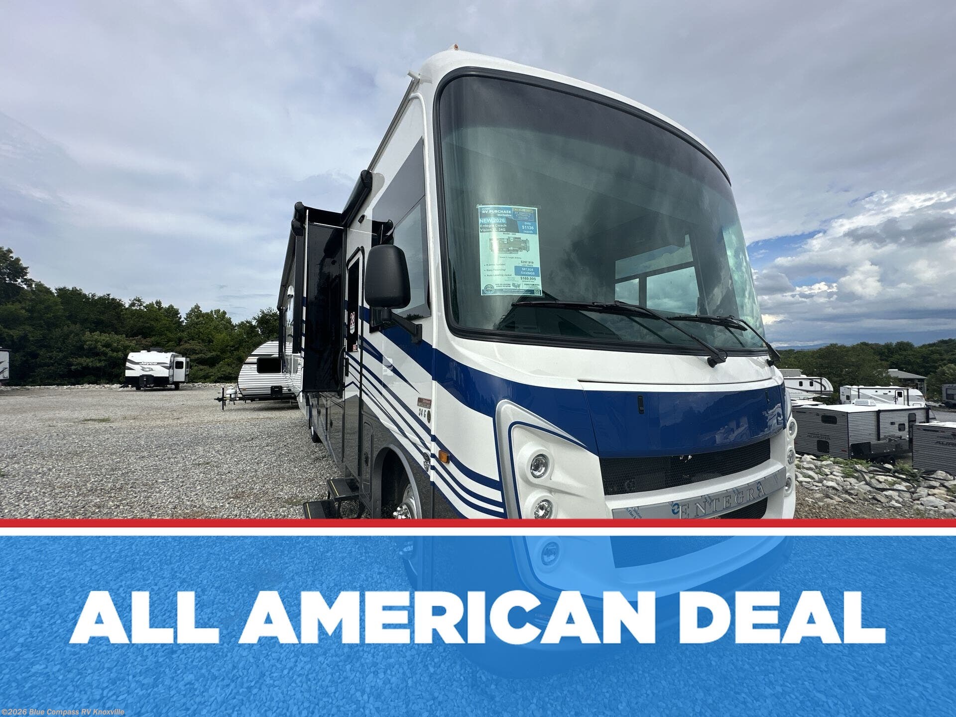 New 2026 Entegra Coach Vision XL 34G available in Louisville, Tennessee