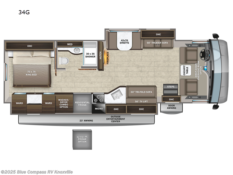Used 2023 Entegra Coach Vision XL 34G available in Louisville, Tennessee