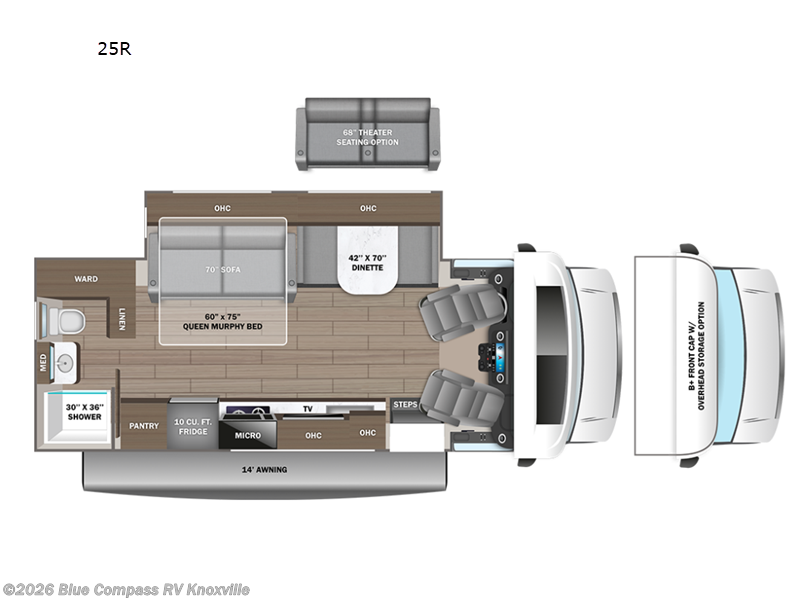 New 2026 Entegra Coach Qwest 25R available in Louisville, Tennessee