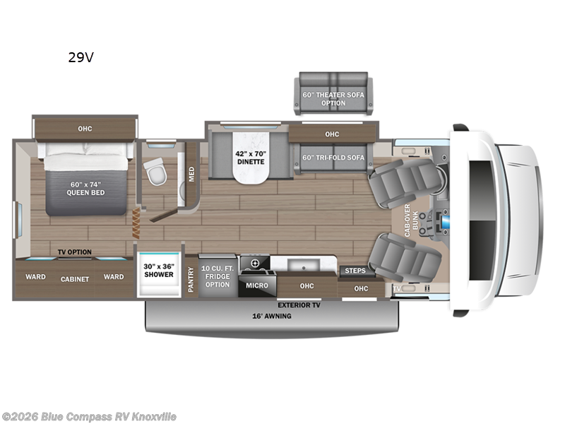 New 2026 Entegra Coach Esteem 29V available in Louisville, Tennessee