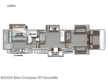 Used 2024 Forest River RiverStone 425FO available in Louisville, Tennessee
