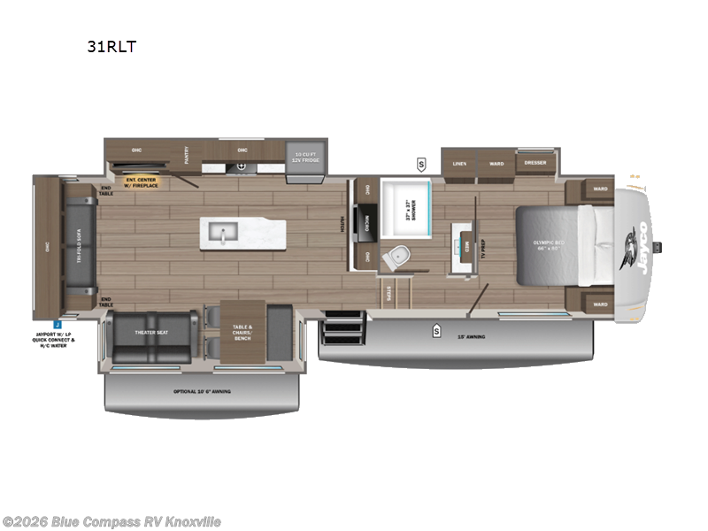 New 2027 Jayco Eagle 31RLT available in Louisville, Tennessee