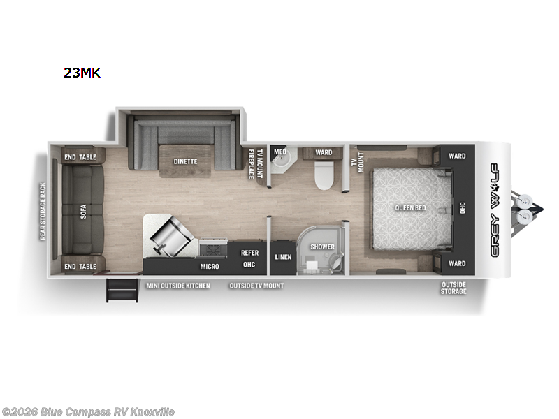 Used 2022 Forest River Cherokee Grey Wolf 23MK available in Louisville, Tennessee