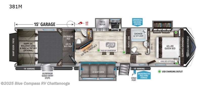  New 2022 Grand Design Momentum M-Class 381M-R available in Ringgold, Georgia