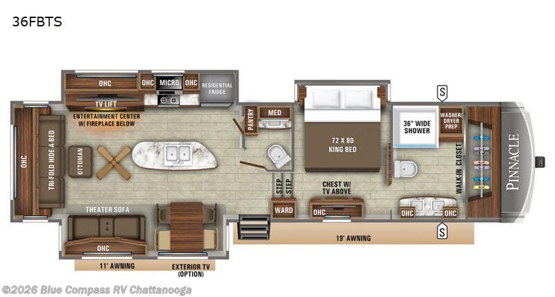 Used 2020 Jayco Pinnacle 36FBTS available in Ringgold, Georgia