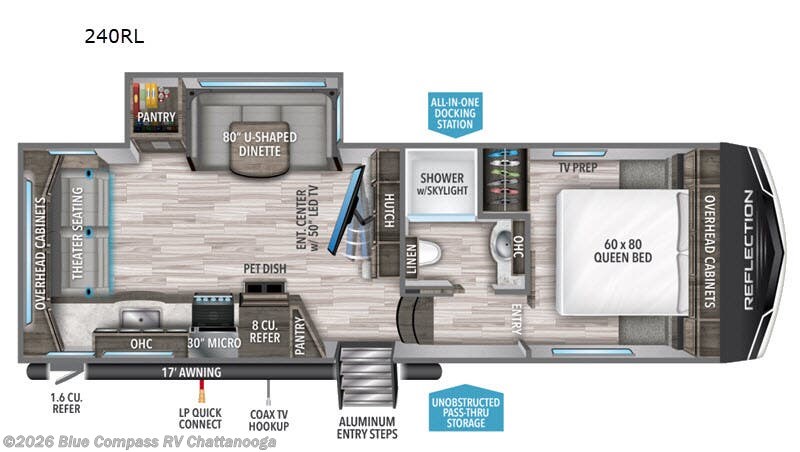 Used 2021 Grand Design Reflection 150 Series 240RL available in Ringgold, Georgia