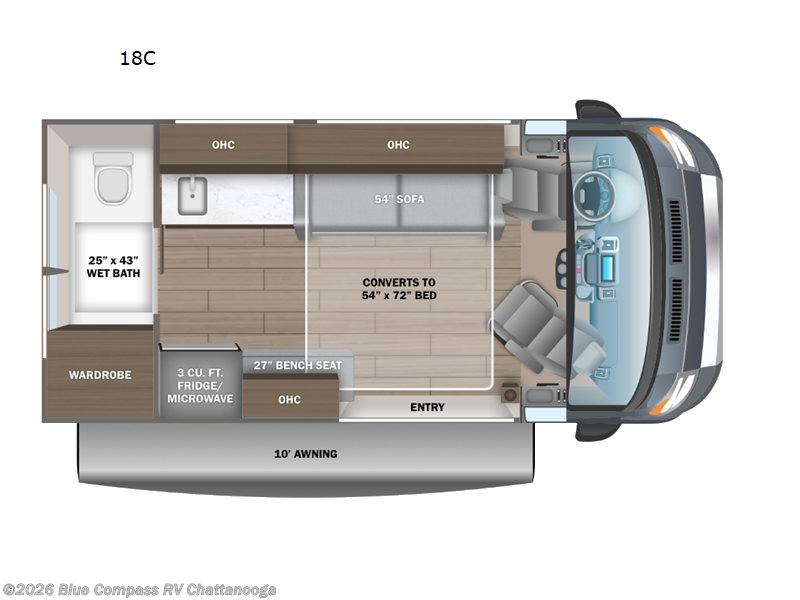 Used 2025  Jayco Comet 18C by Jayco from Blue Compass RV Chattanooga in Ringgold, GA