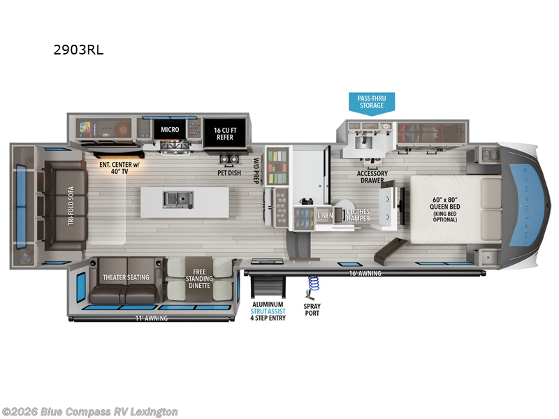New 2026 Grand Design Influence 2903RL available in Georgetown, Kentucky