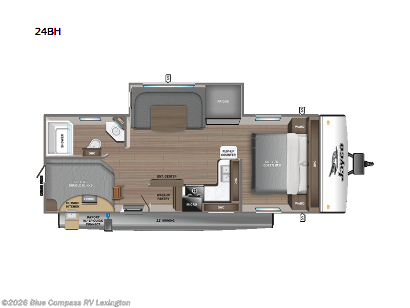 Used 2023 Jayco Jay Feather 24BH available in Georgetown, Kentucky