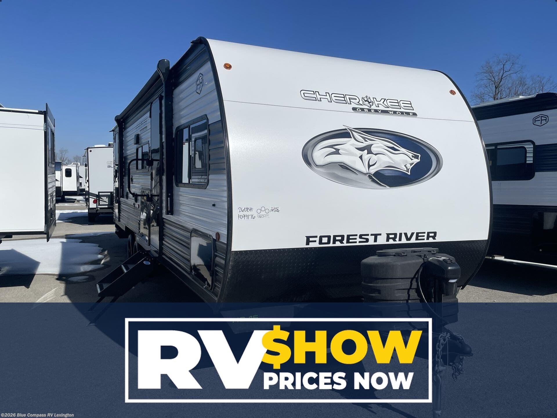 New 2026 Forest River Cherokee Grey Wolf 26DBH available in Georgetown, Kentucky