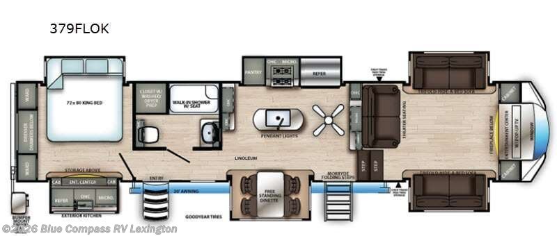Used 2021 Forest River Sandpiper 379FLOK available in Georgetown, Kentucky