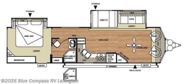 Used 2014 Forest River Salem Villa Series 353FLFB Classic available in Georgetown, Kentucky