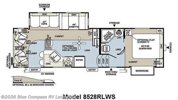Used 2011 Forest River Flagstaff Classic Super Lite 8528RLWS available in Georgetown, Kentucky