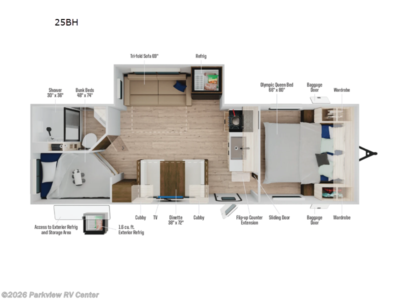 New 2026 Winnebago Access 25BH available in Smyrna, Delaware