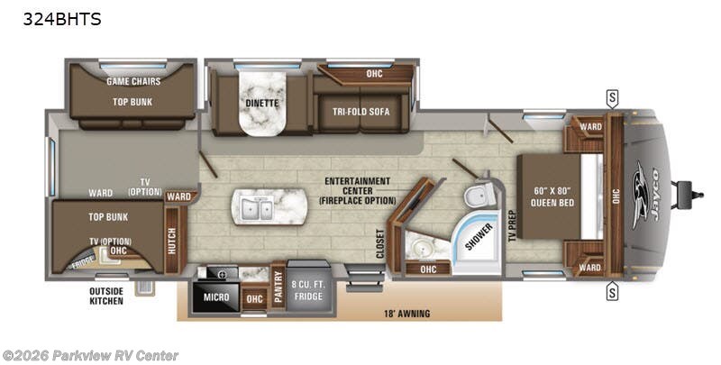 Used 2019 Jayco Eagle HT 324BHTS available in Smyrna, Delaware