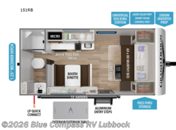 New 2027 Grand Design Transcend One 151RB available in Lubbock, Texas