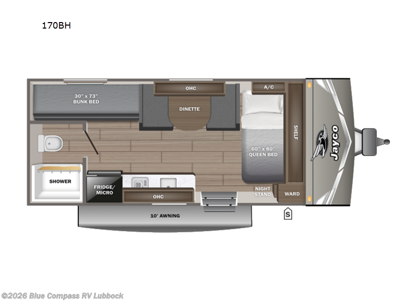 New 2027 Jayco Jay Flight 170BH available in Lubbock, Texas