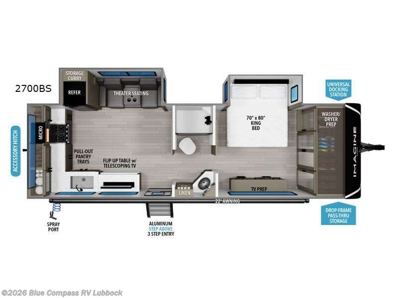 New 2027 Grand Design Imagine 2700BS available in Lubbock, Texas