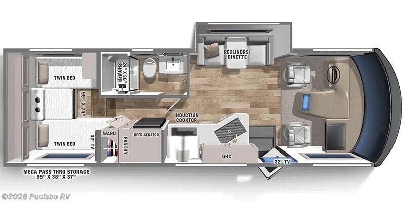 New 2026 Coachmen Euro 25TB available in Kent, Washington