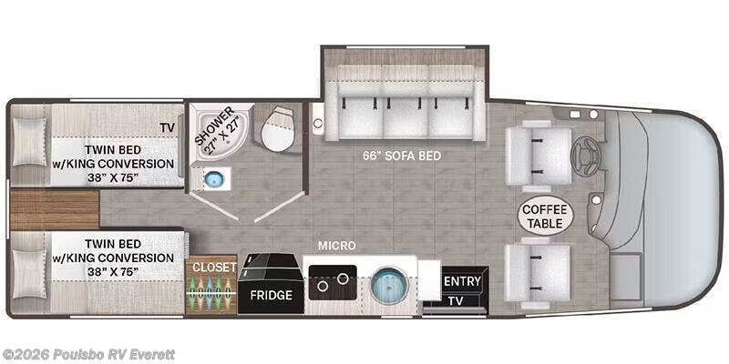 New 2026 Thor Motor Coach Vegas Vegas available in Everett, Washington