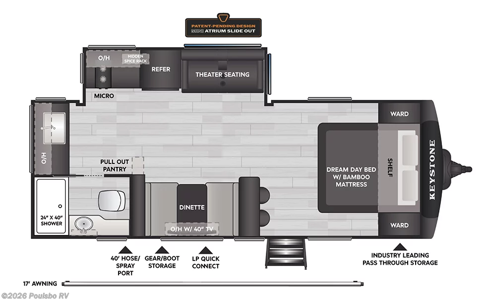 New 2026 Keystone Walkabout Walkabout available in Everett, Washington