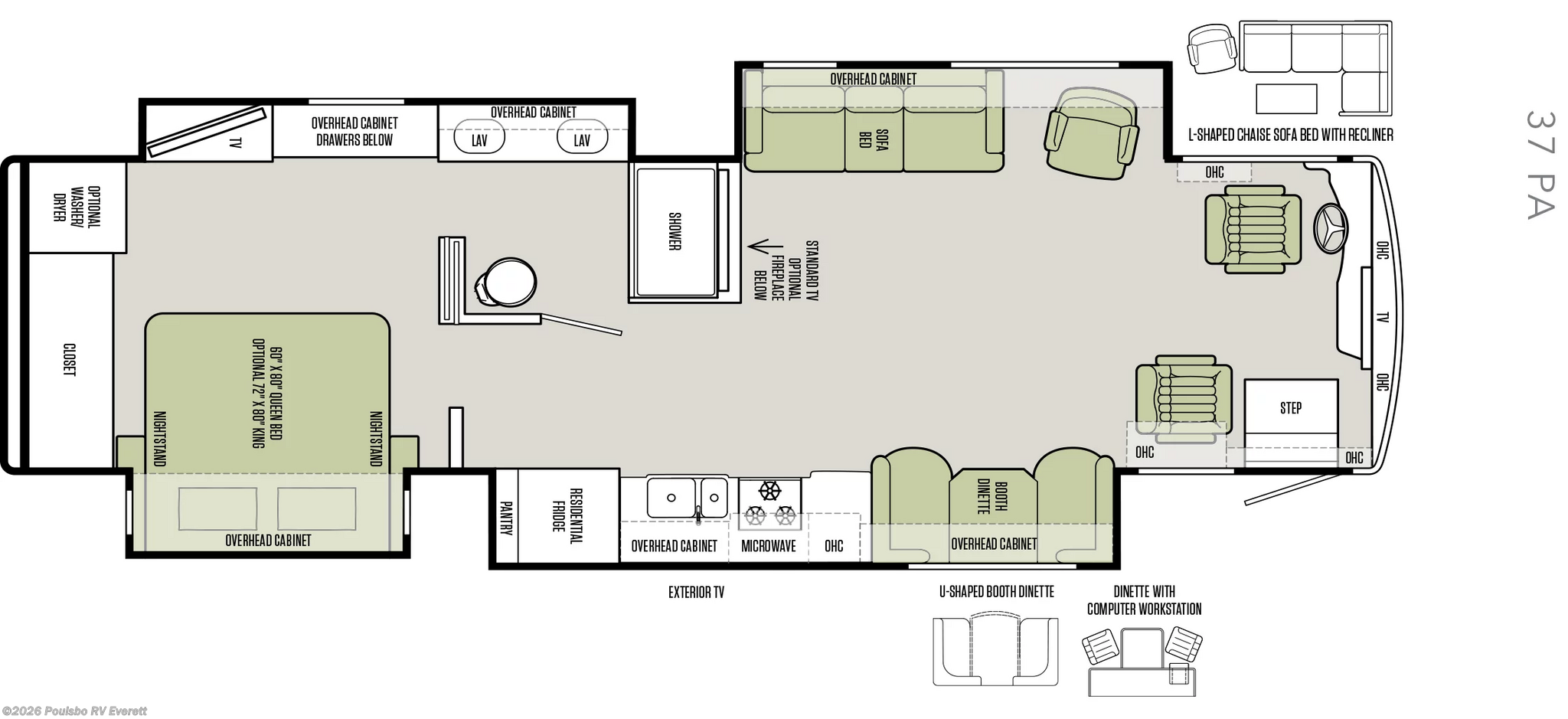 Used 2017  Tiffin Allegro Red Allegro Red by Tiffin from Poulsbo RV Everett in Everett, WA