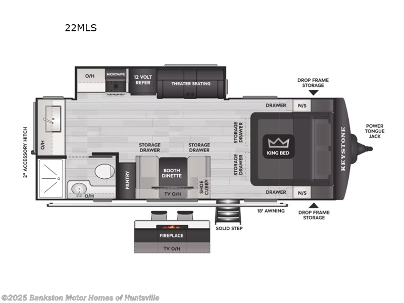 New 2026 Keystone Cougar Half-Ton 22MLS available in Huntsville, Alabama