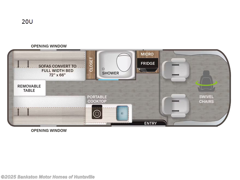 New 2026 Thor Motor Coach Sequence 20U available in Huntsville, Alabama