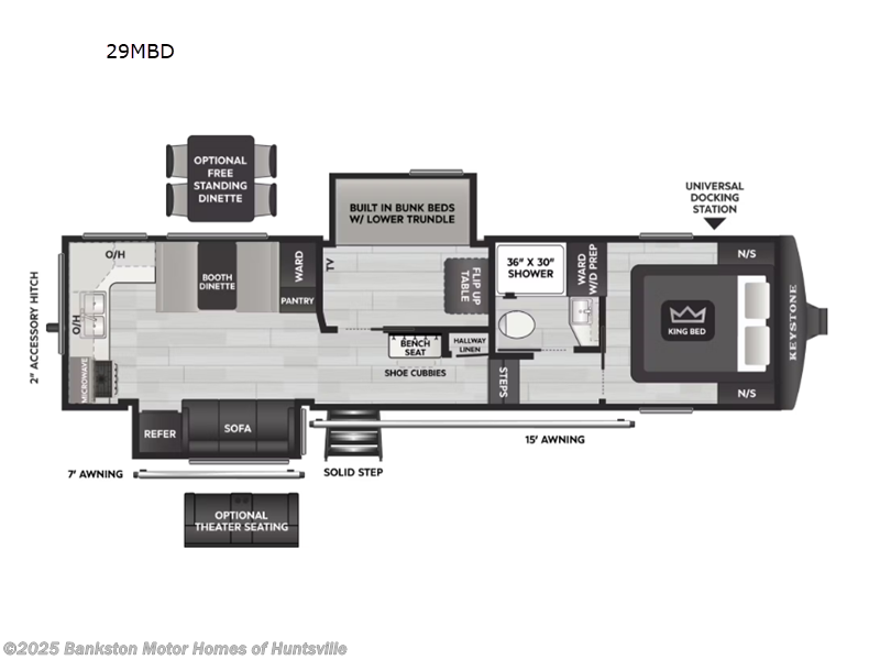 New 2026 Keystone Cougar Half-Ton 29MBD available in Huntsville, Alabama