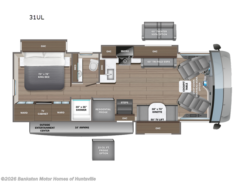 New 2026 Entegra Coach Vision XL 31UL available in Huntsville, Alabama