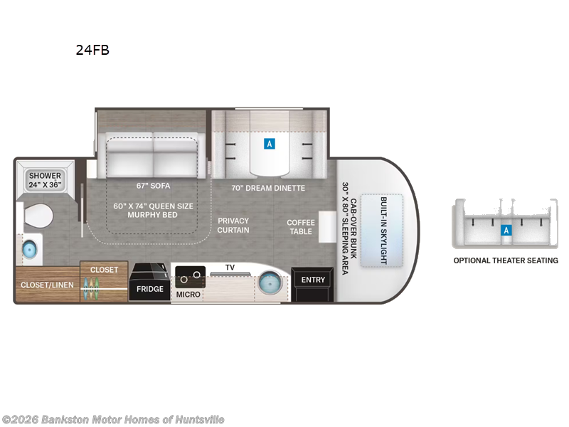New 2026 Thor Motor Coach Delano Sprinter 24FB available in Huntsville, Alabama