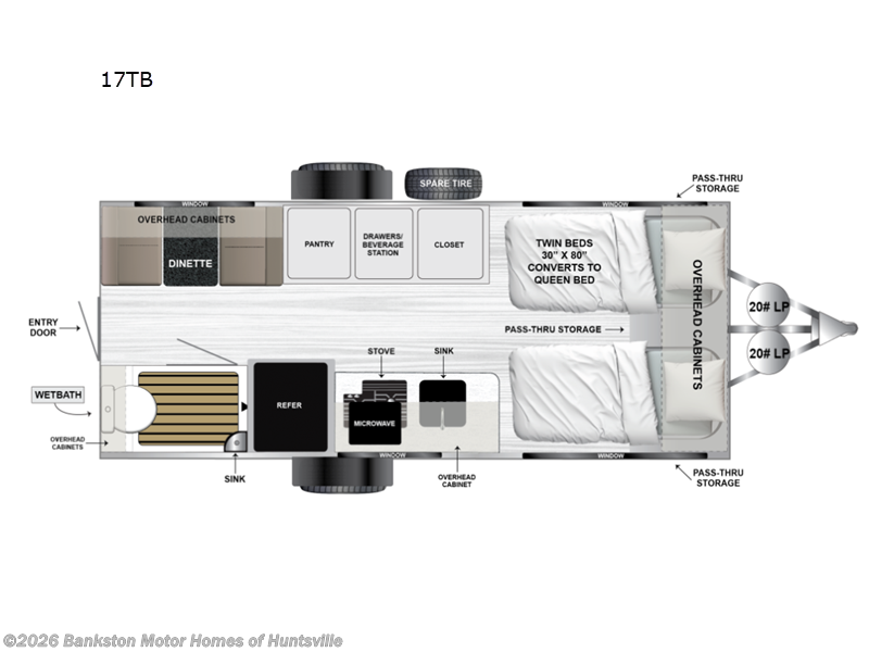 New 2026 Encore RV VENU 17TB available in Huntsville, Alabama