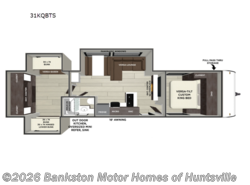 New 2026 Forest River Wildwood 31KQBTS available in Huntsville, Alabama