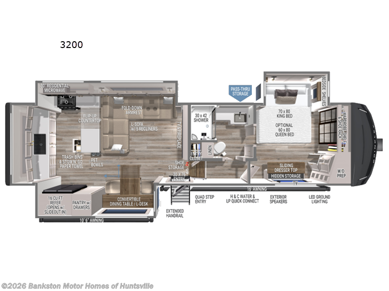 New 2026 Brinkley RV Model Z 3200 available in Huntsville, Alabama
